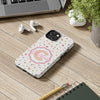 Personalized Floral Tough Phone Case - Custom Name Design - PC030
