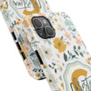 Personalized Floral Tough Phone Case - Custom Name Design - PC007