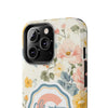 Personalized Floral Tough Phone Case - Customized with Name | Durable Protection - PC013