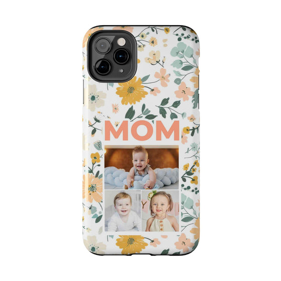 Customized Floral Photo Tough Phone Case for Mom - PC009