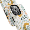 Personalized Floral Tough Phone Case - Custom Name Design - PC007