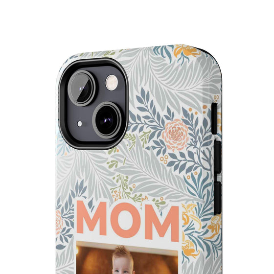 Custom Photo Collage iPhone Case for Mom - Floral Design - PC001