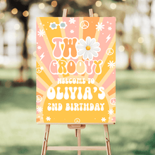  Editable Groovy Welcome Sign G114