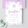 Editable Winter Onederland Birthday Invitation SN03