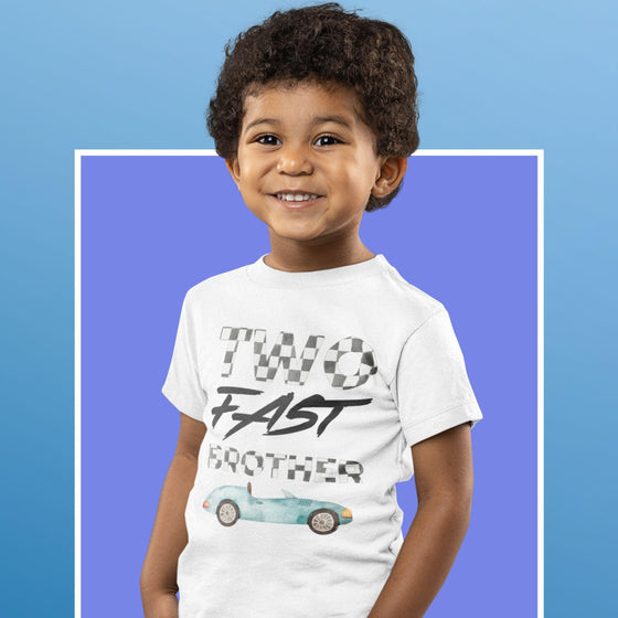 Two Fast Brother Birthday Toddler Jersey R102