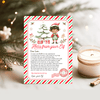 Editable Elf Arrival Letter ELF110
