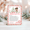 Editable Elf Arrival Letter ELF110