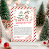 Editable Elf Goodbye letter ELF206