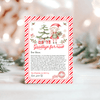 Editable Elf Goodbye letter ELF207