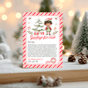Editable Elf Goodbye letter  ELF209