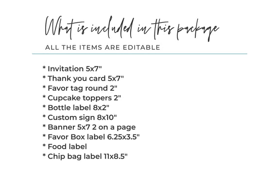 Editable First Trip Around The Sun Birthday Package TA03