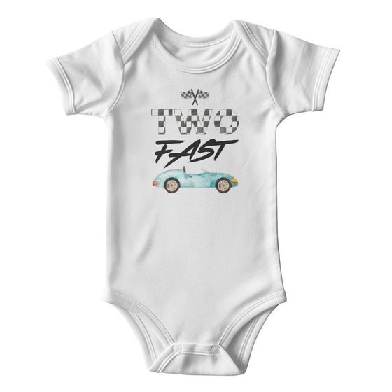 Two Fast Birthday Baby Bodysuit R102