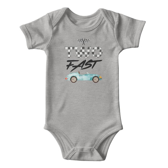 Two Fast Birthday Baby Bodysuit R102