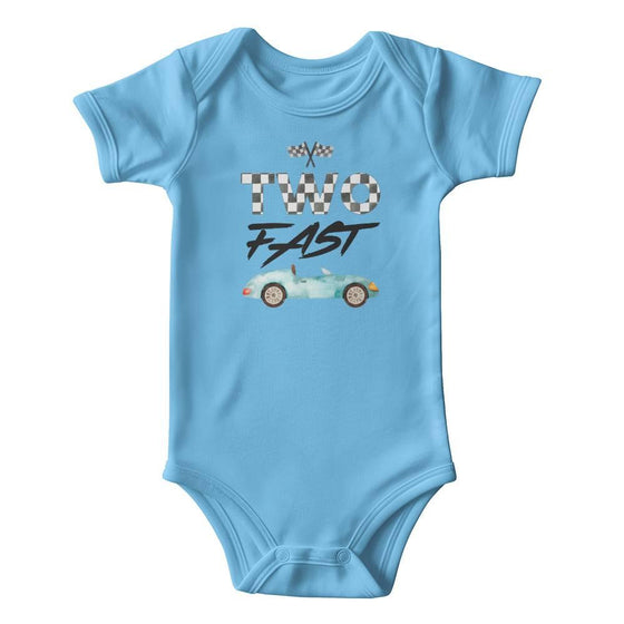 Two Fast Birthday Baby Bodysuit R102