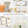 Editable Our Little Pumpkin Party Favors Package PB001