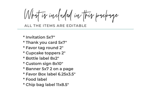 Editable Our Little Pumpkin Birthday Package PB001